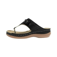 Rasprodaja sandala za žene ženske ortopedske sandale klinaste Japanke vanjske sandale za plažu udobne cipele s