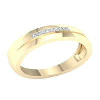 Imperial 1 20CT TDW Diamond 10k Melting Gold Stone muški prsten