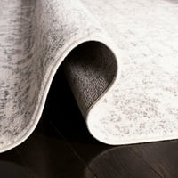 Tradicionalni tepih od zelene, srebrne, Bjelokosti, 6'7 6'7 Trg