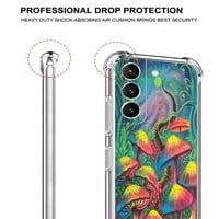 Fluorescentna gljiva futrola za Samsung Galaxy S Plus, estetski umjetnički dizajn uzorak meki TPU Bumper Cover