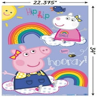 Peppa Pig-plakat na zidu Ura, 22.375 34