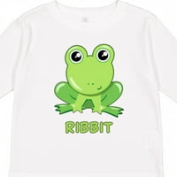 Inktastic ribbit slatka zelena žaba poklon mališana ili majica majice dugih rukava