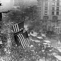 Dan primirja. Parada njujorške 5. avenije u čast Dana primirja, studeni 1918. Ispis plakata od