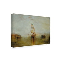 Zaštitni znak likovna umjetnost 'Sunce Venecijana odlazi na more' platno od strane Turnera