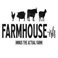Farmhouse -ish tiskan plakata - JJ Design House