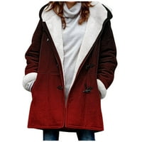 Ženski džemperi za jesen i zimu, jakna s patentnim zatvaračem, jakna gradijentne veličine, ženska ležerna jakna