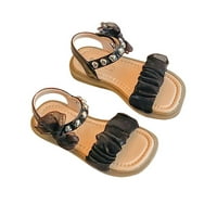 Djevojke sandale otvorene nožne prstene sandale sandale bučne sandale Ravne sandale ljetne haljine Veličina 26