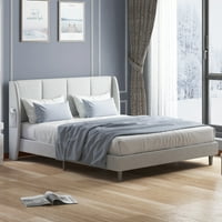 Muzz platforma okvir kreveta, moderni okviri u punoj veličini s velikim bočnim džepovima, okvir za krevet bez