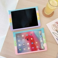 Pop Rainbow Push Bubble Slatki medvjed silikonski futrola kompatibilan s iPadom, anti-stresni šok, bez šoka bez