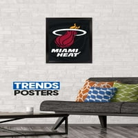 Miami Heat - plakat s logotipom na zidu, 14.725 22.375