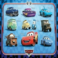 Disney Pixar Cars - Grupni zidni plakat, 22.375 34