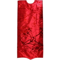 Vrijeme za odmor božićni dekor crvena folija Poinsettia 48 suknja na drvetu