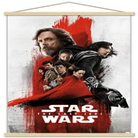 Ratovi zvijezda: Posljednji Jedi-Zidni plakat u drvenom magnetskom okviru, 22.37534