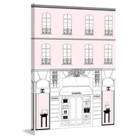 Marmont Hill Pink Store Front 2 od Loretta, pa slikanje tiska na omotanom platnu