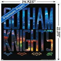 Gotham Knights Comics - zidni plakat s logotipom, 14.725 22.375