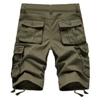 muške teretne kratke hlače širokog kroja s više džepova, radne taktičke kratke hlače, teretne kratke hlače Na