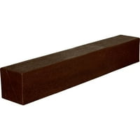 Ekena Millwork 6 H 8 D 36 W grubo pilani drveni kamin Mantel, vrhunski orah