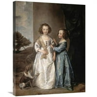 U. Philadelphia i Elisabeth Wharton Art Print - Anthony Van Dyck