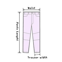 Muške teretne hlače s elastičnim pojasom do gležnja, Ležerne hlače za trčanje za muškarce