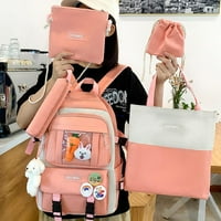 Dječji ruksaci, kompleti školskih ruksaka s medvjedom iz crtića za dječake i djevojčice, dječje torbe za predškolsko