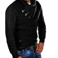 Muška Casual moda u jesen-zima, tanka jednobojna dolčevita, pulover s dugim rukavima, džemperi, vrhovi