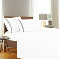 Komplet posteljine za odmor, poklon za odmor, komplet posteljine u bijeloj boji