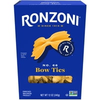 Tjestenina Ronzoni s leptir mašnama, unca, tjestenina Farfalle bez GMO-a za sve umake