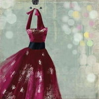 Fuschia Dress II tisak plakata Aimee Wilson