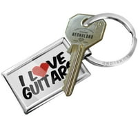 Privjesak za ključeve volim gitare