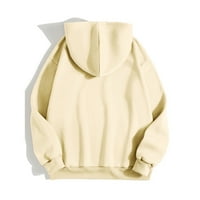 Elailye moda jeseni odjeća posada za vrat tiskanje dugih rukava vrh kapuljača pulover vrh labave plus size casual