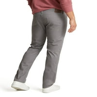 Muške traper hlače ravnog kroja u boji Kaki, cjelogodišnje tehničke hlače