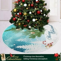 Božićne snježne pahulje Božićna suknja za božićno drvce stalak prostirka za ukrašavanje blagdanske zabave u zatvorenom