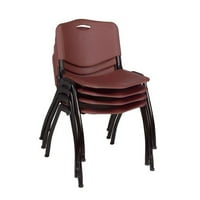 Pokretni stol za vježbanje s preklopnim stolom od 84 - siva i sklopive stolice a-list - Bordo