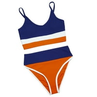 Ženski bikini kupaći kostim boja Patchwork plaža odjeća za plažnu rebrastu kupaonicu Trokut kupaći kostimi setovi