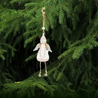 Koaiezne ukras božićnog drvca anđeo djevojka drveni privjesak starac snjegović lagani šarm