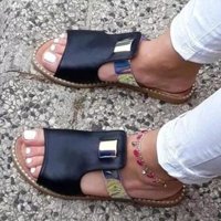 ; / modne ženske sandale s otvorenim prstima, neklizajuće japanke s niskim klinom, ljetne ravne cipele