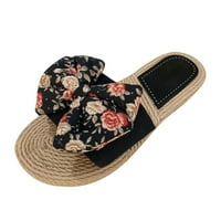 Ženske ravne papuče za plažu u jarkim bojama trendi japanke na kopčanje ljetne Ležerne modne sandale s otvorenim