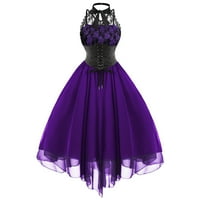 Ženska Moda gotički stil seksi haljina za banket i festival Čipka šifon haljina