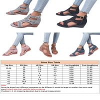 Ženske sandale na klin s otvorenim nožnim prstima, ljetne Ležerne sandale