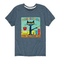 Mačka Pete-predškolska djeca, sve cool - majica s uzorkom kratkih rukava za malu djecu