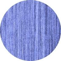 Moderni tepisi za sobe okruglog presjeka u apstraktnoj plavoj boji, 3' okrugli