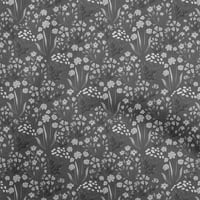 rajon siva Cvjetna Georgette Tkanina od tkanine za šivanje od donjeg rublja, tiskani pribor za šivanje odjeće,