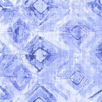 Moderni pravokutni tepisi u apstraktnoj plavoj boji tvrtke za unutarnje prostore, 2' 4'