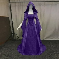 farti Srednjovjekovni kostim Ženske dukserice Noć vještica kostim maskenbal haljine s rukavima cijevi balska haljina
