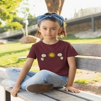 Majica s tratinčicama, suncem i mjesecom za juniore-slika od About, About