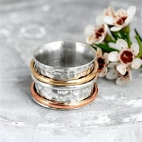 Boemski prstenovi od prirodnog kamena za žene vintage tirkise prstenovi prstiju modni nakit