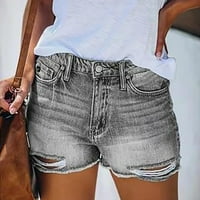 Ljetne modne kratke hlače za ženske hlače traperice visokog struka vitke rupe kratke hlače hlače