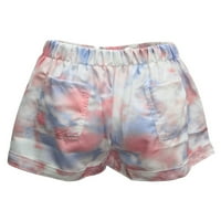 Ženske kratke hlače povremene elastične elastične struke Ljetne mini hlače s džepovima Ladies Beach Kratke udobne