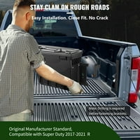 Kutija za odlaganje u krevetu kamiona, poklopac koji se može zaključati, Vodootporni alat za čišćenje kotača od