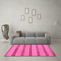 Moderne pravokutne apstraktne ružičaste prostirke za prostore tvrtke mumbo, 3' 5'